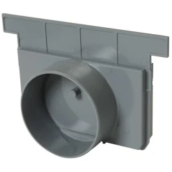 Nicoll Fond De Naissance Pour Caniveau Connecto/Kenadrain - Diamètre 100 Mm - Gris Clair