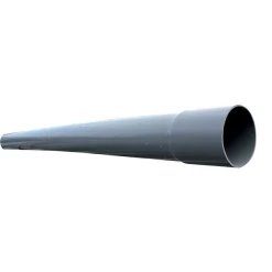 Interplast Tube D'évacuation PVC Prémanchonné à Coller - NFE + NFME - Diamètre 100 Mm - Longueur 2 M