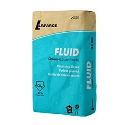 Lafarge Ciment Ciment 42,5 N Préfluidifié NF CE - Fluid Larfarge - Sac De 35 Kg