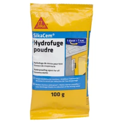 Hydrofuge De Masse En Poudre - Imperméabilisant Mortier Et Béton - SikaCem - 100g