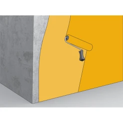 Sika Enduit D'imperméabilisation Bitumeux Noir Pour Murs De Fondation - Igol Fondation - 10 LTR