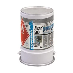 Soprema Résine D'étanchéité Liquide Pour Ouvrages Accessibles Aux Piétons - Alsan 500 - Beige - Seau De 5 KG
