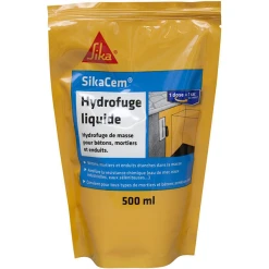 Hydrofuge De Masse Liquide Cem Dosette De 500ml Sika 471275 546962