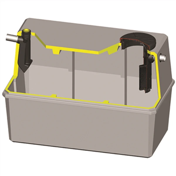 Sebico Fosse Toutes Eaux En Béton + Préfiltre à Cassette Incorporé - 3000 LTR - 2,4 Mx1,2 Mx1.65 M 2 Sebico Fosse Toutes Eaux En Béton + Préfiltre à Cassette Incorporé - 3000 LTR - 2,4 Mx1,2 Mx1.65 M – Image 2