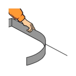 Bande Résiliente En Laine Minérale Classe A1 - Fermacell LM - 0,05 M X 1,00 M - ép.10 MM