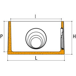 Sebico Boîte à Opercules CR50A Pour Regard D'eaux Pluviales - Béton Allégé -Grand Sud Boutique boite allegee