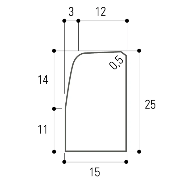 Bordure De Trottoir En Béton T2 Classe U - 15 CM X 25 CM - Longueur 1,00 M 1 Bordure De Trottoir En Béton T2 Classe U - 15 CM X 25 CM - Longueur 1,00 M