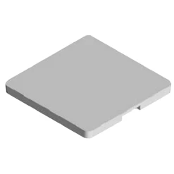 Thebault Couvercle Armé En Béton Pour Boîte Pluviale RP40 De 40x40 CM