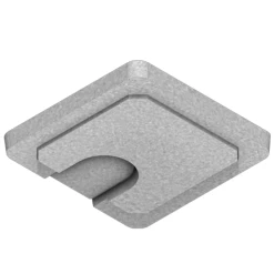 Thebault Couvercle Plein En Béton Avec Encoche Pour Boîte D'eau Pluviale RBA - 20x20 CM