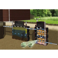 Fosse Septique Polyéthylène ECOROCK-Solution 8 V2 Filière FTE Biorock - Sortie Gravitaire - 8 E.H. 5000 LTR -Grand Sud Boutique ecorockfilierefte 826860