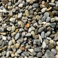 Gravier Alluvionnaire Roulé Lavé - 11,2/22,4 Mm - Godet De 0,5 M³