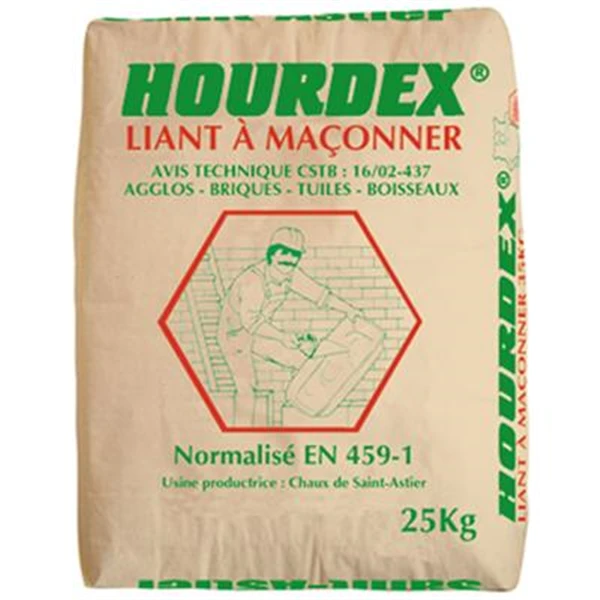 C.E.S.A - Chaux Et Enduits De Saint-Astier Liant à Maçonner HOURDEX 1 C.E.S.A - Chaux Et Enduits De Saint-Astier Liant à Maçonner HOURDEX