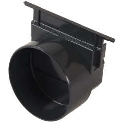 Fond Naissance Nicoll NAT178 Pour Caniveau DRP178 - Noir - Ø 100 Mm