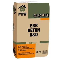 Béton éco Conçu PRB Béton R&D - Sac De 25 Kg