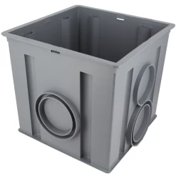 Regard D'eau Pluviale Nicoll RETX à Emboîtures Ø 100 Et 125 Mm - 30 X 30 CM X 30 CM