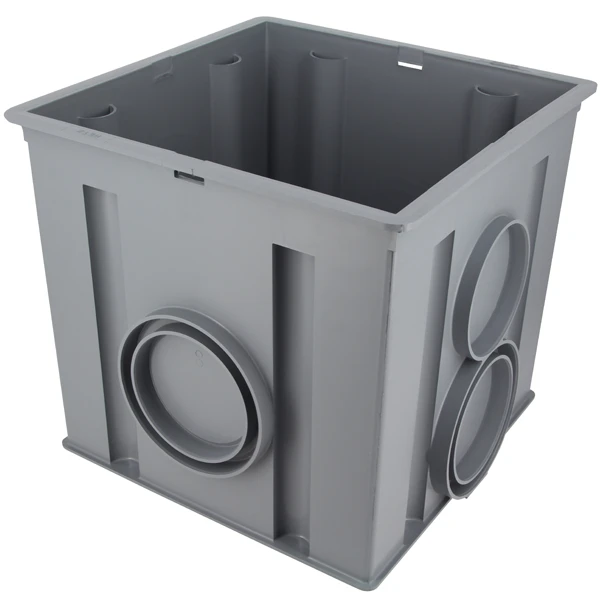 Regard D'eau Pluviale Nicoll RETX à Emboîtures Ø 100 Et 125 Mm - 30 X 30 CM X 30 CM 1 Regard D'eau Pluviale Nicoll RETX à Emboîtures Ø 100 Et 125 Mm - 30 X 30 CM X 30 CM