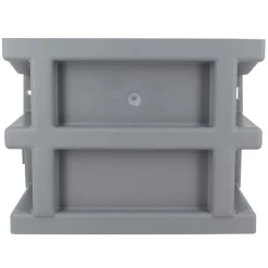 Réhausse Nicoll ECA7 Pour Courette Anglaise - PVC Gris Clair - 260 MM X 135 MM X 180 MM -Grand Sud Boutique rehausse2 1