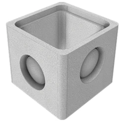 Thebault Boîte Pluviale à Emboîtement RP40 En Béton - 40x40 CM