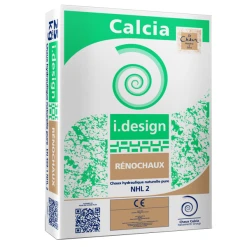 Calcia Chaux Hydraulique Naturelle Pure - Renochaux NHL2 - Sac De 25 Kg