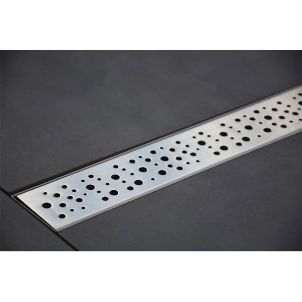 Nicoll Grille Inox à Bulles Pour Caniveaux Docia 990 Mm - Largeur 50 Mm - Longueur 945 Mm 2 Nicoll Grille Inox à Bulles Pour Caniveaux Docia 990 Mm - Largeur 50 Mm - Longueur 945 Mm – Image 2