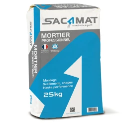 Mortier Professionnel M20 - Sacamat - Sac De 25 Kg