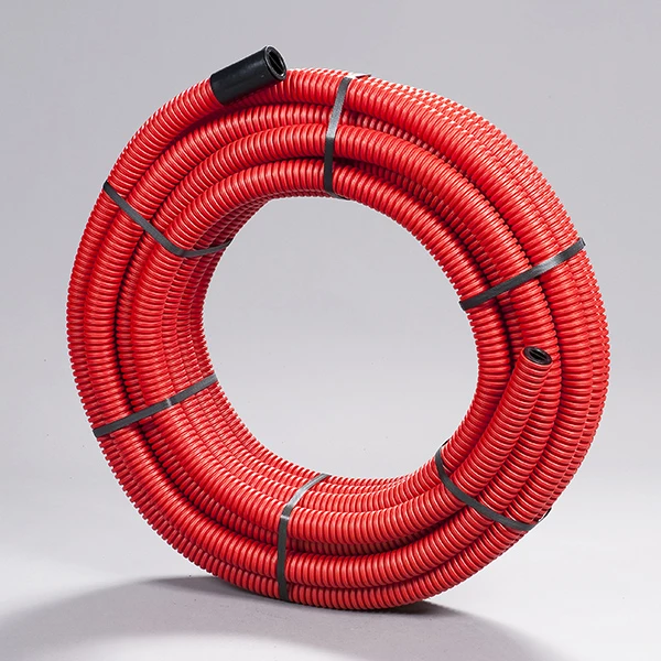 Gaine TPC Annelée En Polyéthylène Double Paroi - Diam. 110 Mm - Rouge L.50 M 2 Gaine TPC Annelée En Polyéthylène Double Paroi - Diam. 110 Mm - Rouge L.50 M – Image 2