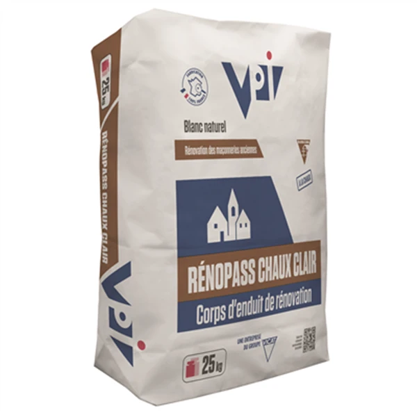 Corps D'enduit RÉNOPASS CHAUX CLAIR 1 Corps D'enduit RÉNOPASS CHAUX CLAIR