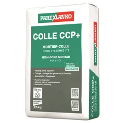 Parexlanko Mortier Colle CCP+ Parex - Collage Et Calage Façades - Sac De 25 Kg