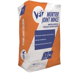 Mortier De Montage Mortier Joint Mince Blocs Calibrés® VPI - Sac De 25 KG