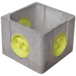 Sebico Boîte Béton à Opercules EPERS CR30S Pour Eaux Pluviales Et Réseaux Secs