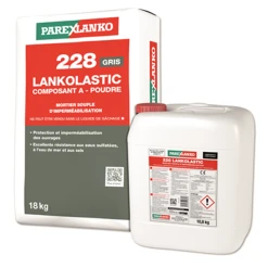 Parexlanko Mortier Souple D'imperméabilisation - Lankolastic 228 - Kit De 28,8 KG