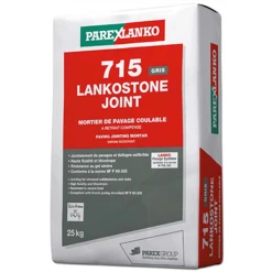 Parexlanko Mortier De Pavage LANKOSTONE JOINT 715 - Sac De 25 KG