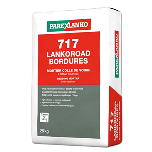 Parexlanko Mortier-colle De Voirie à Retrait Compensé LANKOROAD BORDURES 717 - Sac De 25 KG 1 Parexlanko Mortier-colle De Voirie à Retrait Compensé LANKOROAD BORDURES 717 - Sac De 25 KG