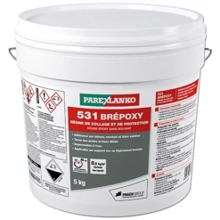 Parexlanko Résine De Collage De Voirie BREPOXY 531 - Seau De 5,00 KG