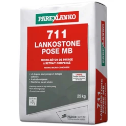 Parexlanko Micro-béton De Pavage LANKOSTONE POSE MB 711 - Sac De 25 KG
