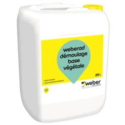 Agent De Démoulage Weberad Démoulage Base Végétale - 20 LTR