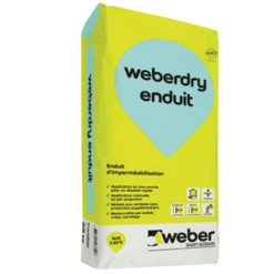 Enduit épais D'imperméabilisation WEBER DRY ENDUIT - Sac De 25 KG