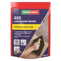 Parexlanko Hydrofuge De Masse - Lankofuge Masse 322 - 0.5 LTR