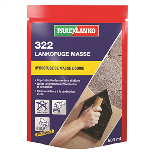 Parexlanko Hydrofuge De Masse - Lankofuge Masse 322 - 0.5 LTR 1 Parexlanko Hydrofuge De Masse - Lankofuge Masse 322 - 0.5 LTR