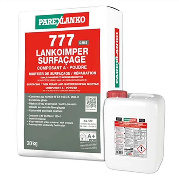 Parexlanko Mortier D'imperméabilisation LANKO IMPER SURFAÇAGE 777 - Kit De 23,9 KG 1 Parexlanko Mortier D'imperméabilisation LANKO IMPER SURFAÇAGE 777 - Kit De 23,9 KG