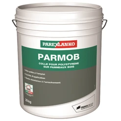 Mortier Colle Pour Isolant PSE Spécial ITE - Parmob Parexlanko - Seau De 20 Kg