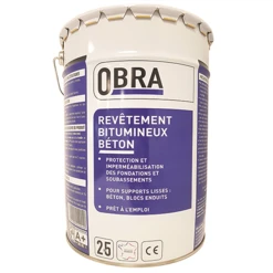 Revêtement Bitumineux Béton Obra Seau De 25 Kg