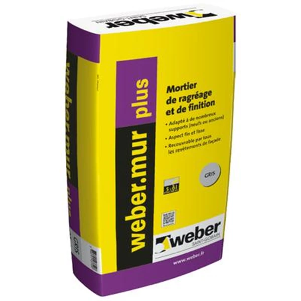 Mortier De Ragréage Et De Finition Weber Mur Plus 1 Mortier De Ragréage Et De Finition Weber Mur Plus